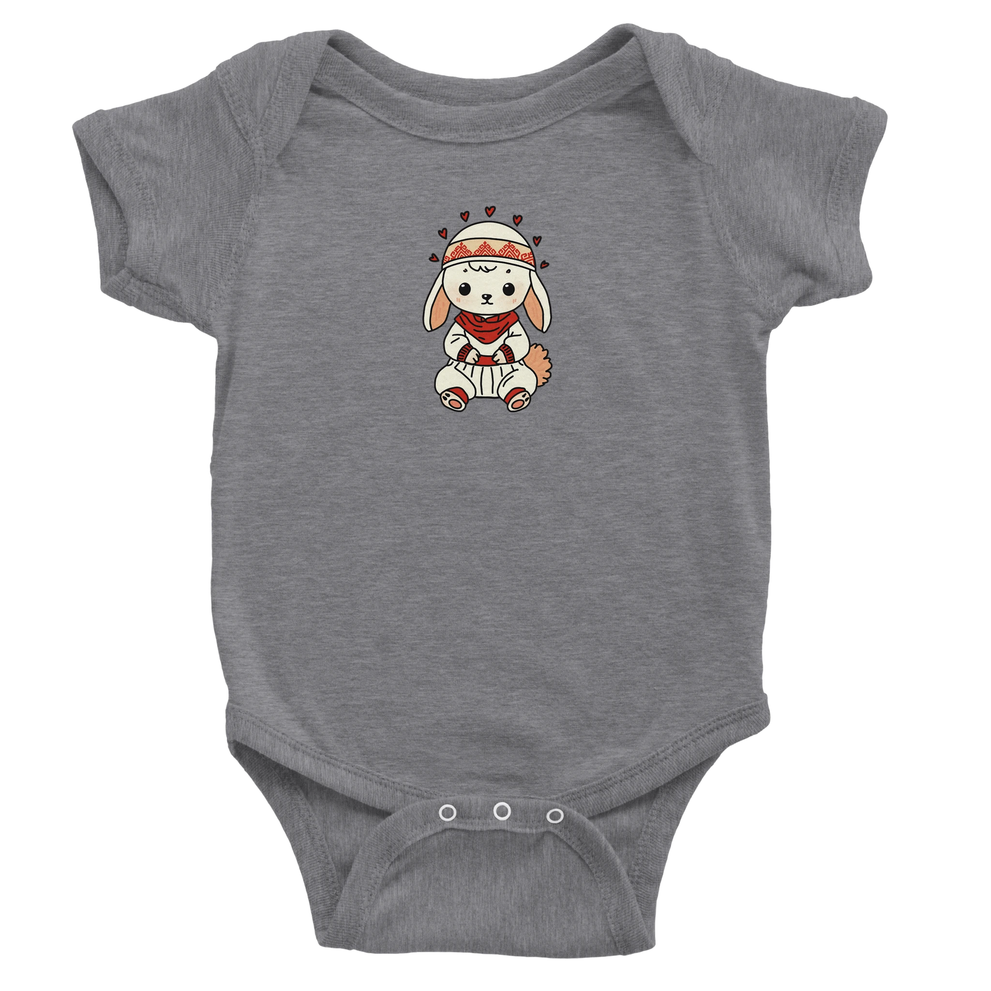 "Qengji" kurzärmeliger Baby-Body - Pikë e Vogël