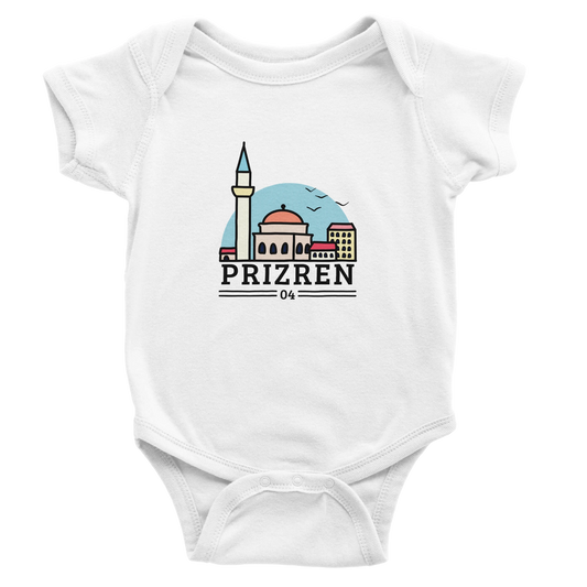"Prizren" kurzärmeliger Baby-Body - Pikë e Vogël