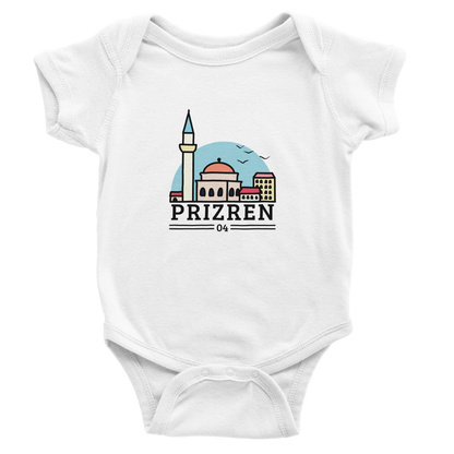 "Prizren" kurzärmeliger Baby-Body - Pikë e Vogël
