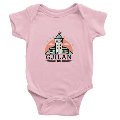 "Gjilan" kurzärmeliger Baby-Body - Pikë e Vogël