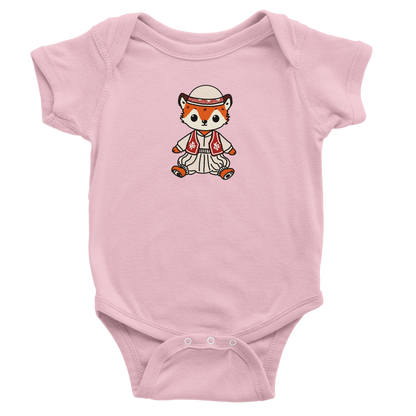 "Dhelpër" kurzärmeliger Baby-Body - Pikë e Vogël