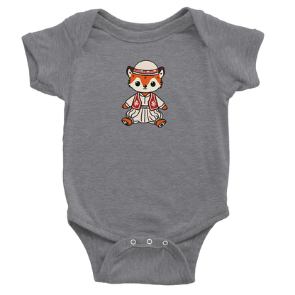 "Dhelpër" kurzärmeliger Baby-Body - Pikë e Vogël