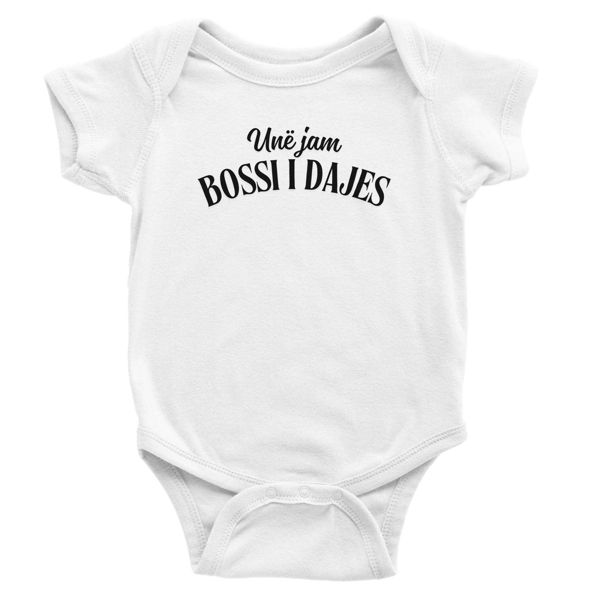 "BOSSI i Dajes" kurzärmeliger Baby-Body - Pikë e Vogël