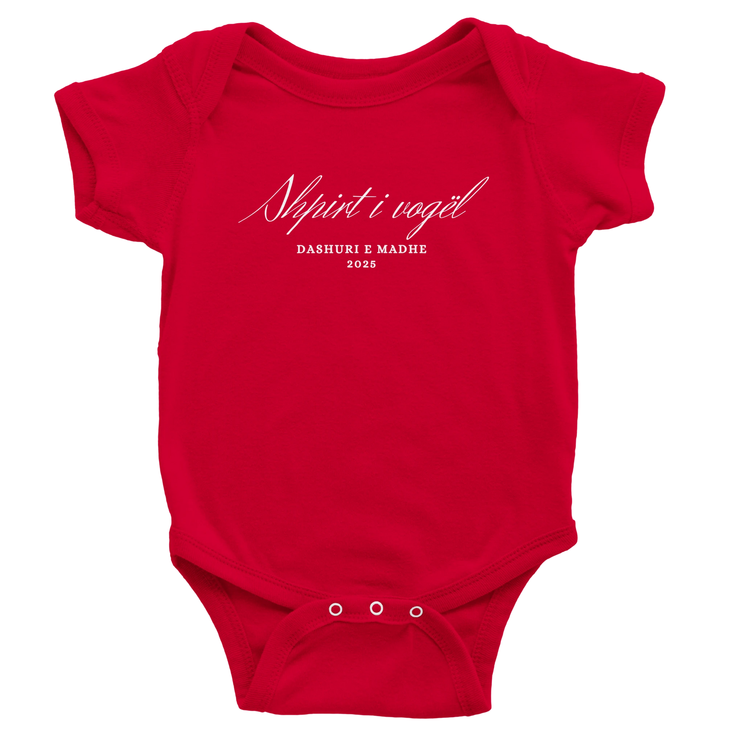 "Shpirt i vogël" kurzärmeliger Baby-Body - Pikë e Vogël