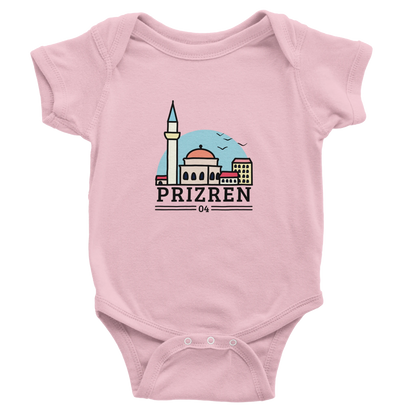 "Prizren" kurzärmeliger Baby-Body - Pikë e Vogël