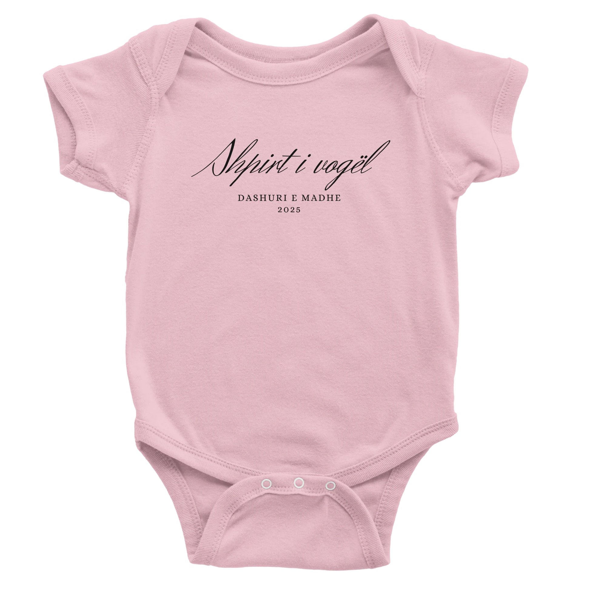"Shpirt i vogël" kurzärmeliger Baby-Body - Pikë e Vogël