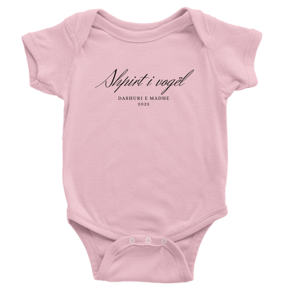 "Shpirt i vogël" kurzärmeliger Baby-Body - Pikë e Vogël