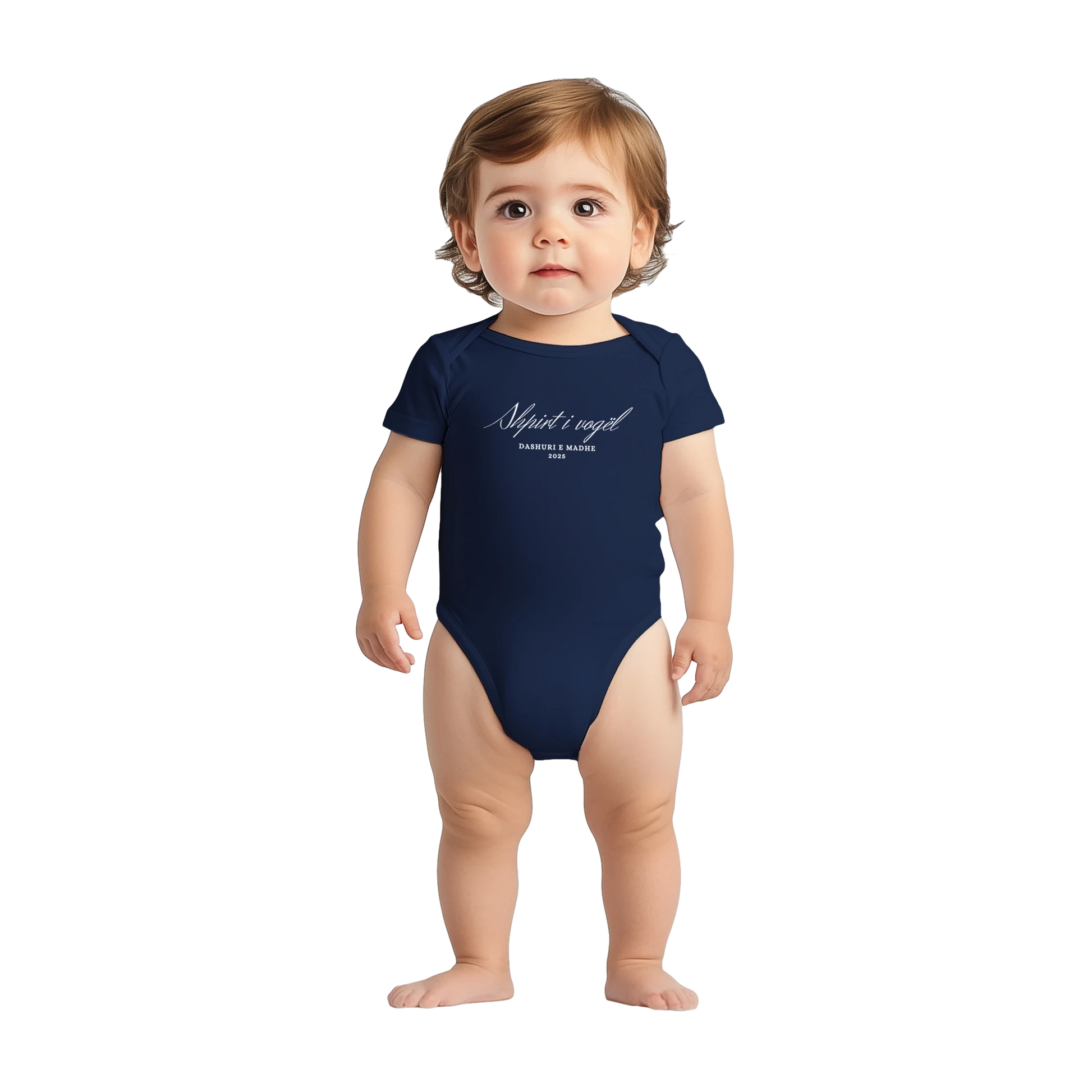 "Shpirt i vogël" kurzärmeliger Baby-Body - Pikë e Vogël
