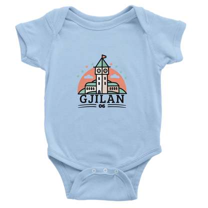 "Gjilan" kurzärmeliger Baby-Body - Pikë e Vogël