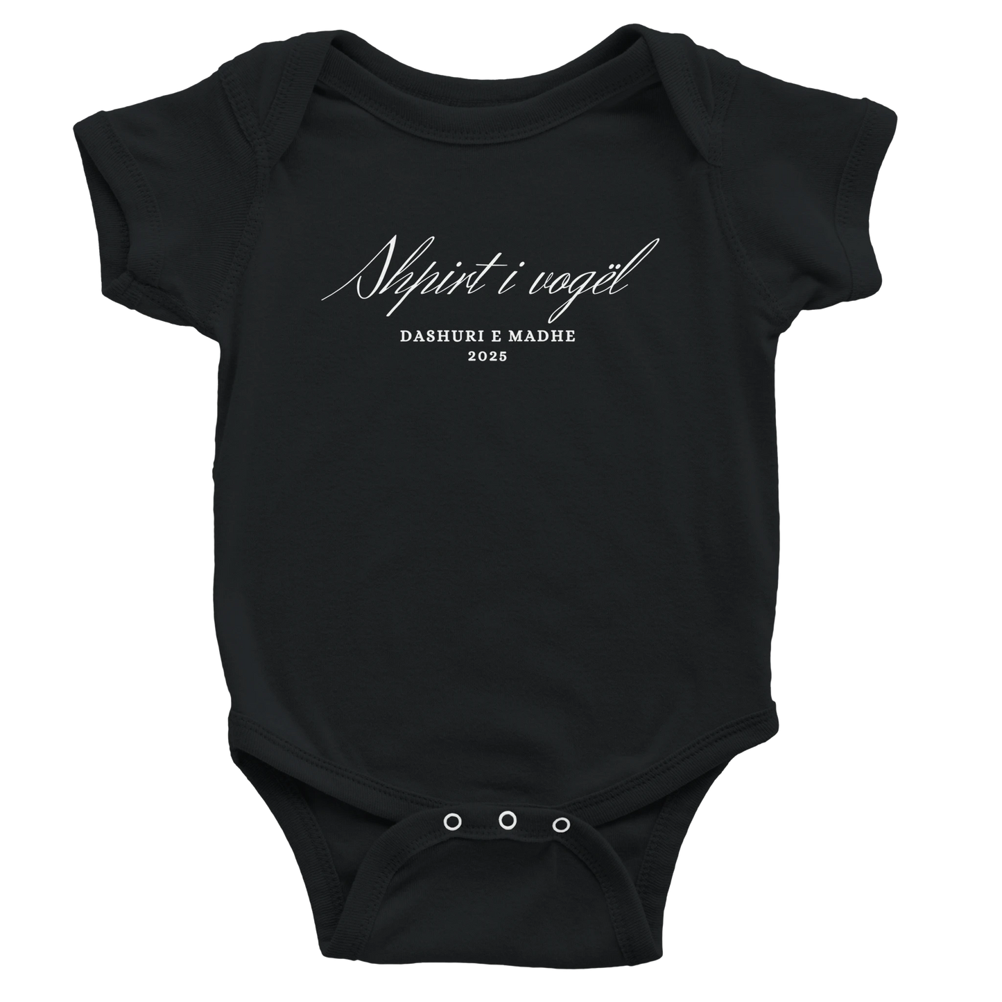 "Shpirt i vogël" kurzärmeliger Baby-Body - Pikë e Vogël