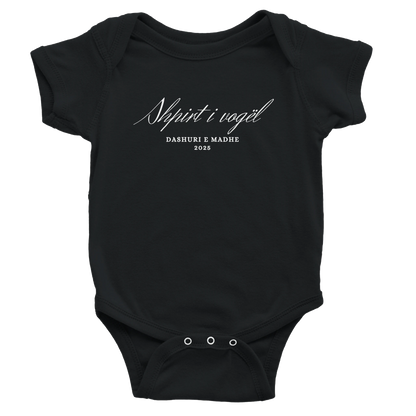 "Shpirt i vogël" kurzärmeliger Baby-Body - Pikë e Vogël
