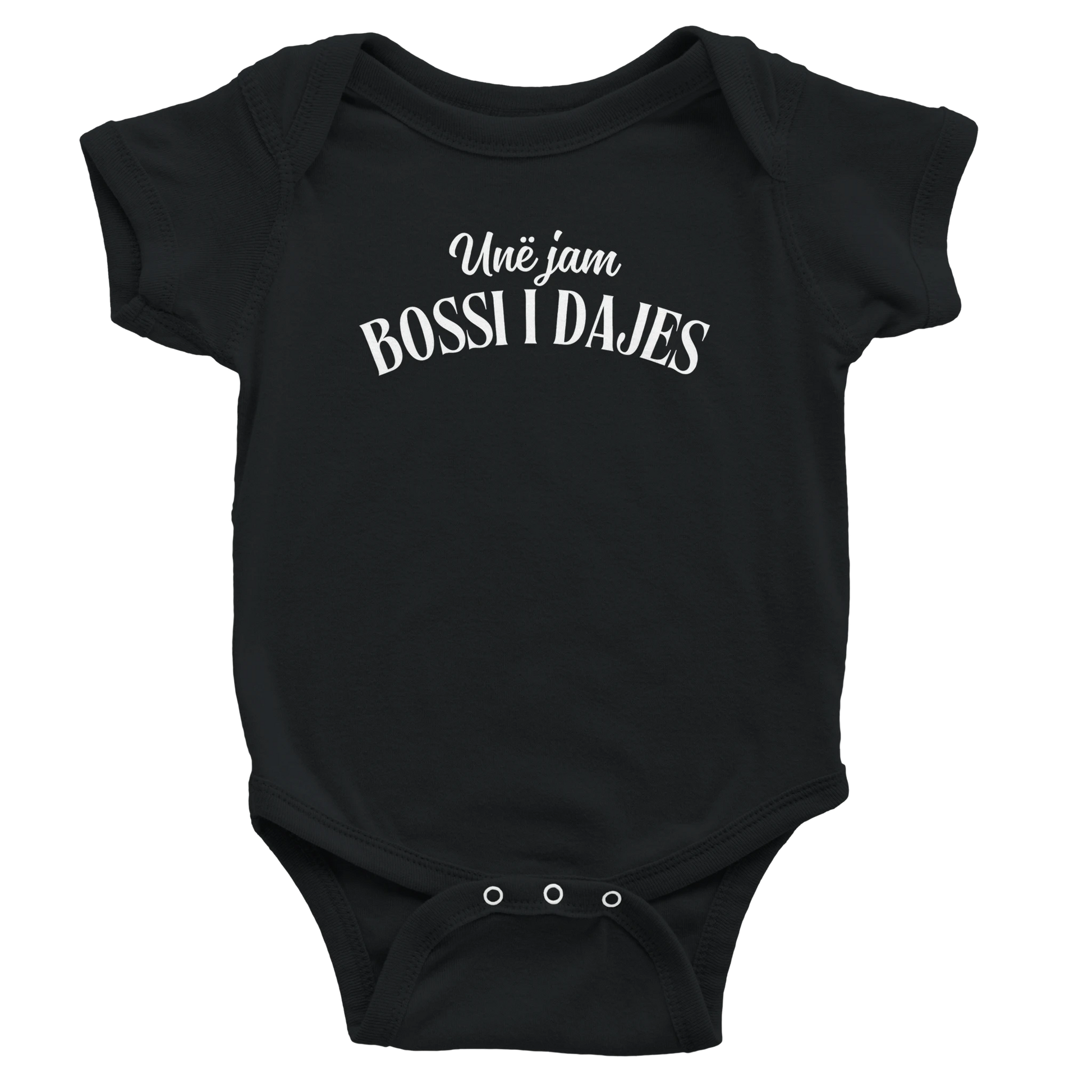 "BOSSI i Dajes" kurzärmeliger Baby-Body - Pikë e Vogël